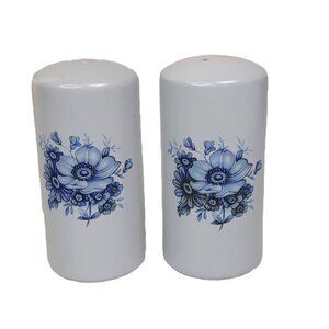 Delft Blue Holland Floral Ceramic Salt & Pepper Shakers